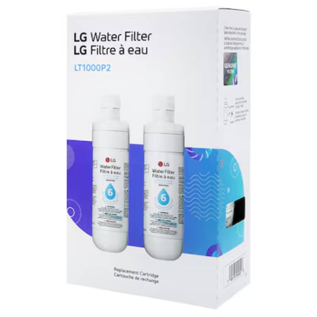 LG LT1000P2 Refrigerator Water Filter (2 Packs) AGF80300812