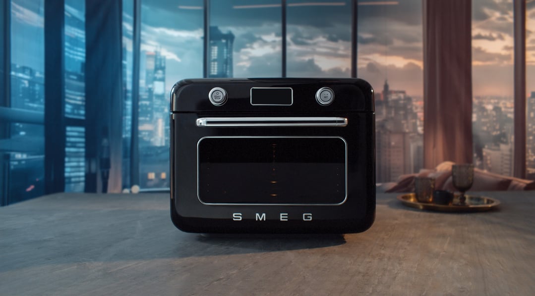 Smeg Benchtop Combi-Steam Oven - Black COF01BLAU