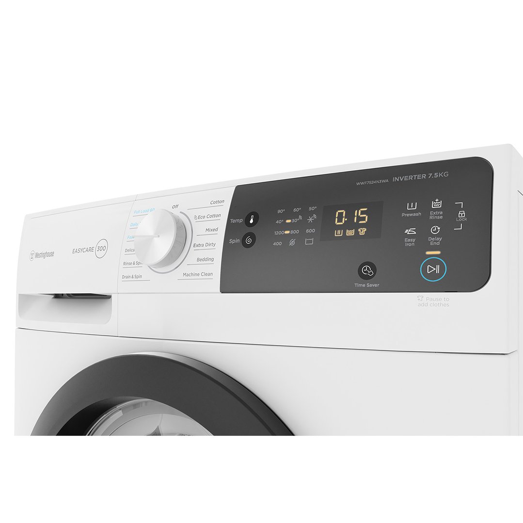 Westinghouse 7.5kg EasyCare Front Load Washing Machine WWF7524N3WA