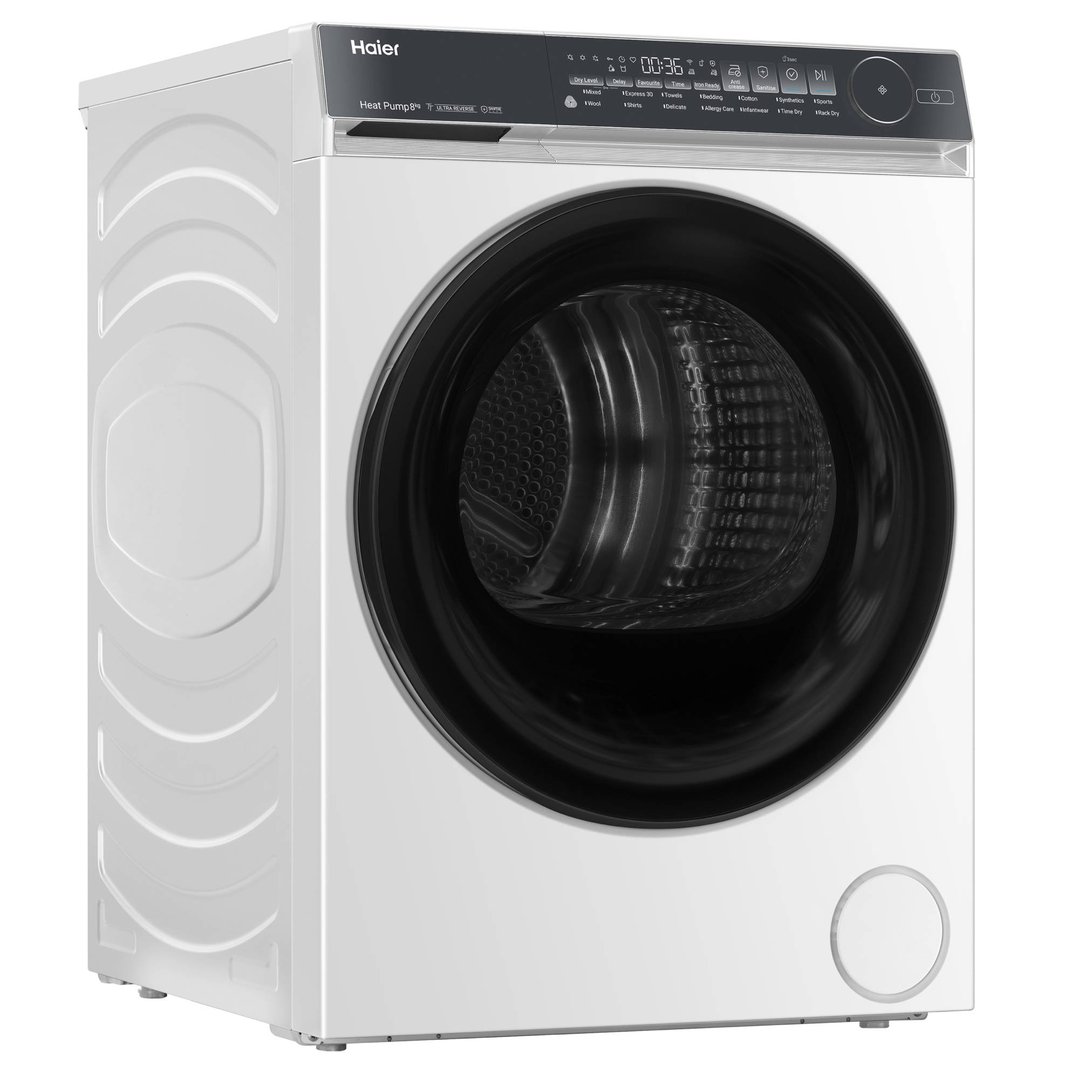 Haier 8kg 500 Series Heat Pump Dryer - White HDHPS80NW1