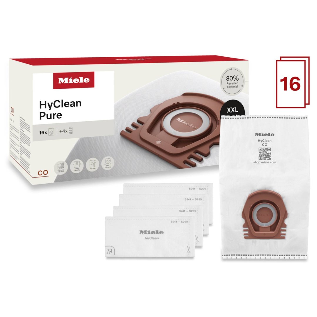 Miele CO HyClean Pure Vacuum Cleaner Dustbags XXL Pack of 16 12695230