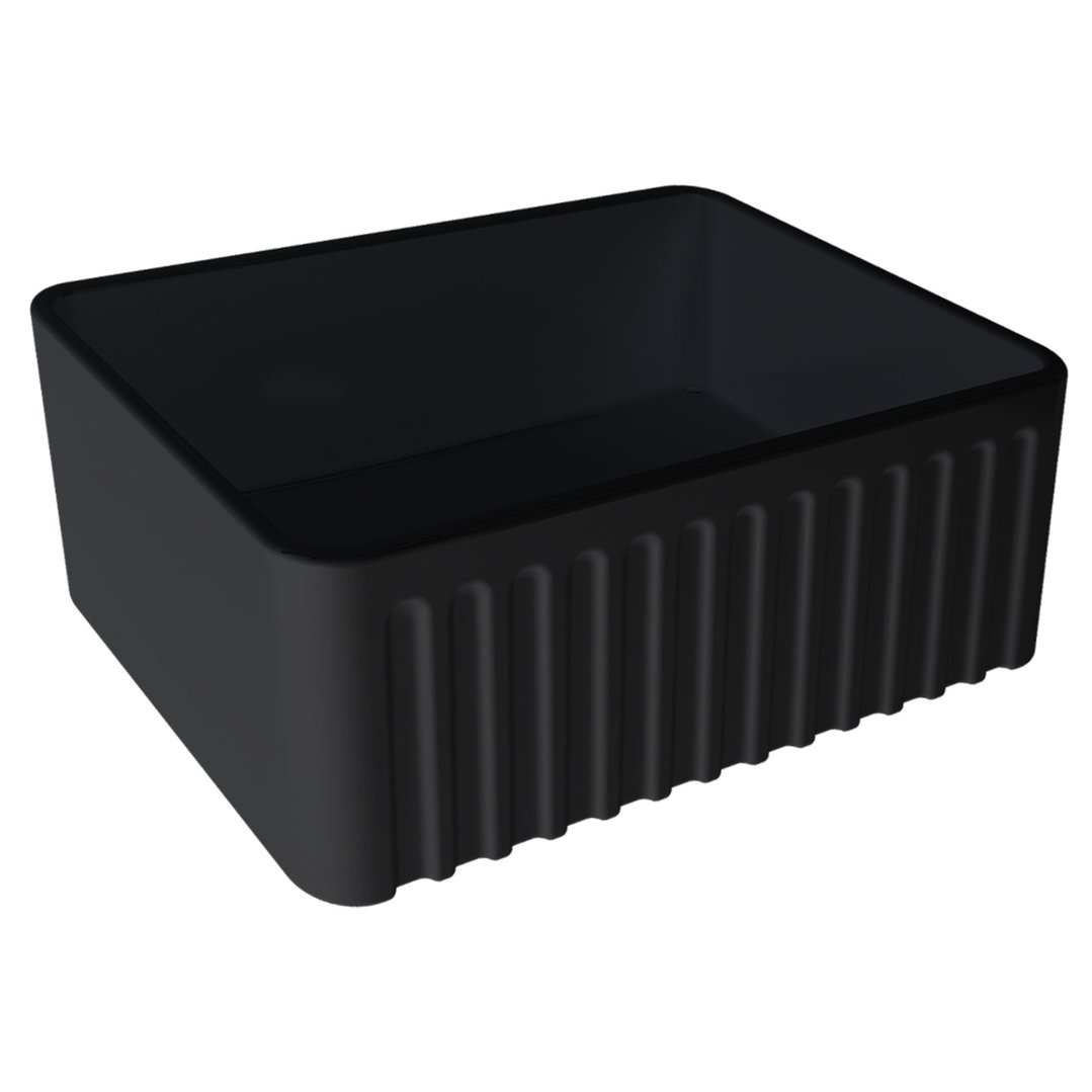 Turner Hastings Novi 60x46 Fireclay Butler Sink - Matte Black NO60FS-MB