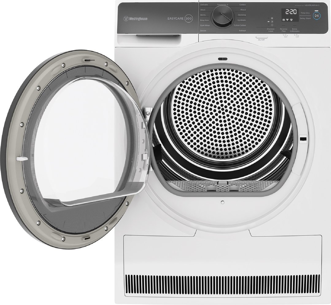 Westinghouse 8kg EasyCare 500 Series Heat Pump Dryer WDH804N7WA