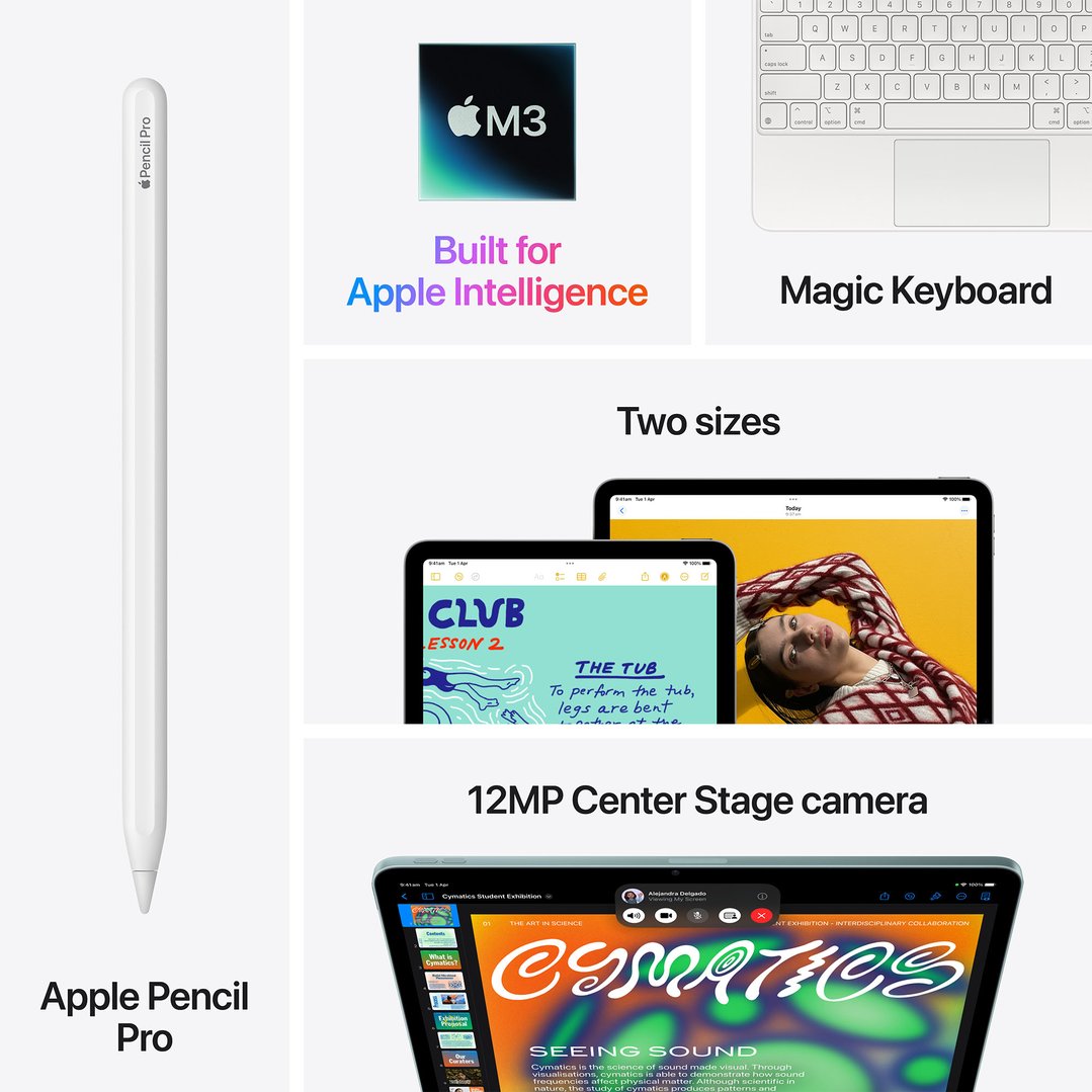 Apple 13" iPad Air Wi-Fi + Cellular 1TB - Space Grey MCJE4X/A