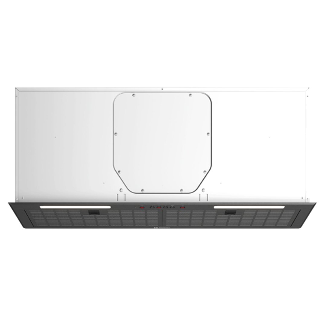 Electrolux 86cm Integrated Rangehood in Dark Stainless Steel. ERI955DSE