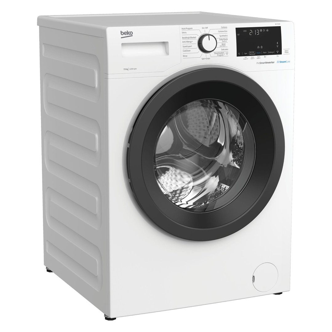 Beko 7.5kg Front Load Washing Machine with SteamCure BFL7510W Buy