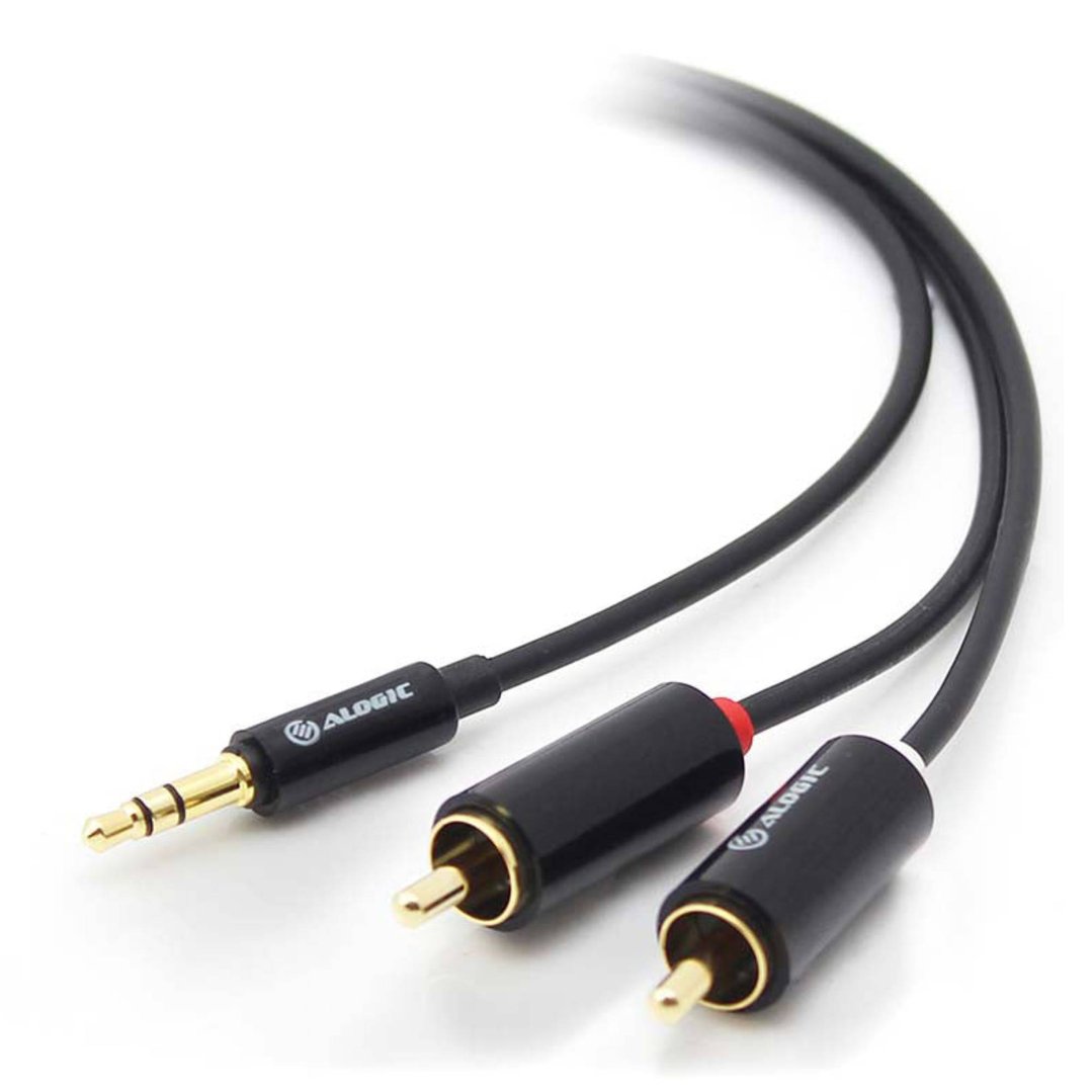 Alogic 3.5mm Stereo Audio to 2 X RCA Stereo Cable AD-SPL-02