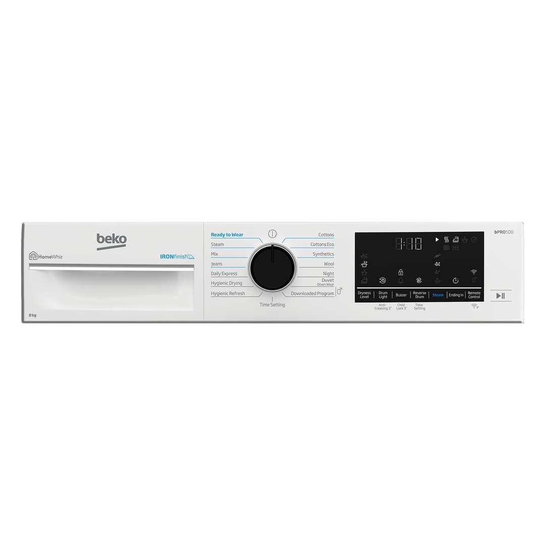 Beko 8kg Heat Pump Dryer White BDPB803SW