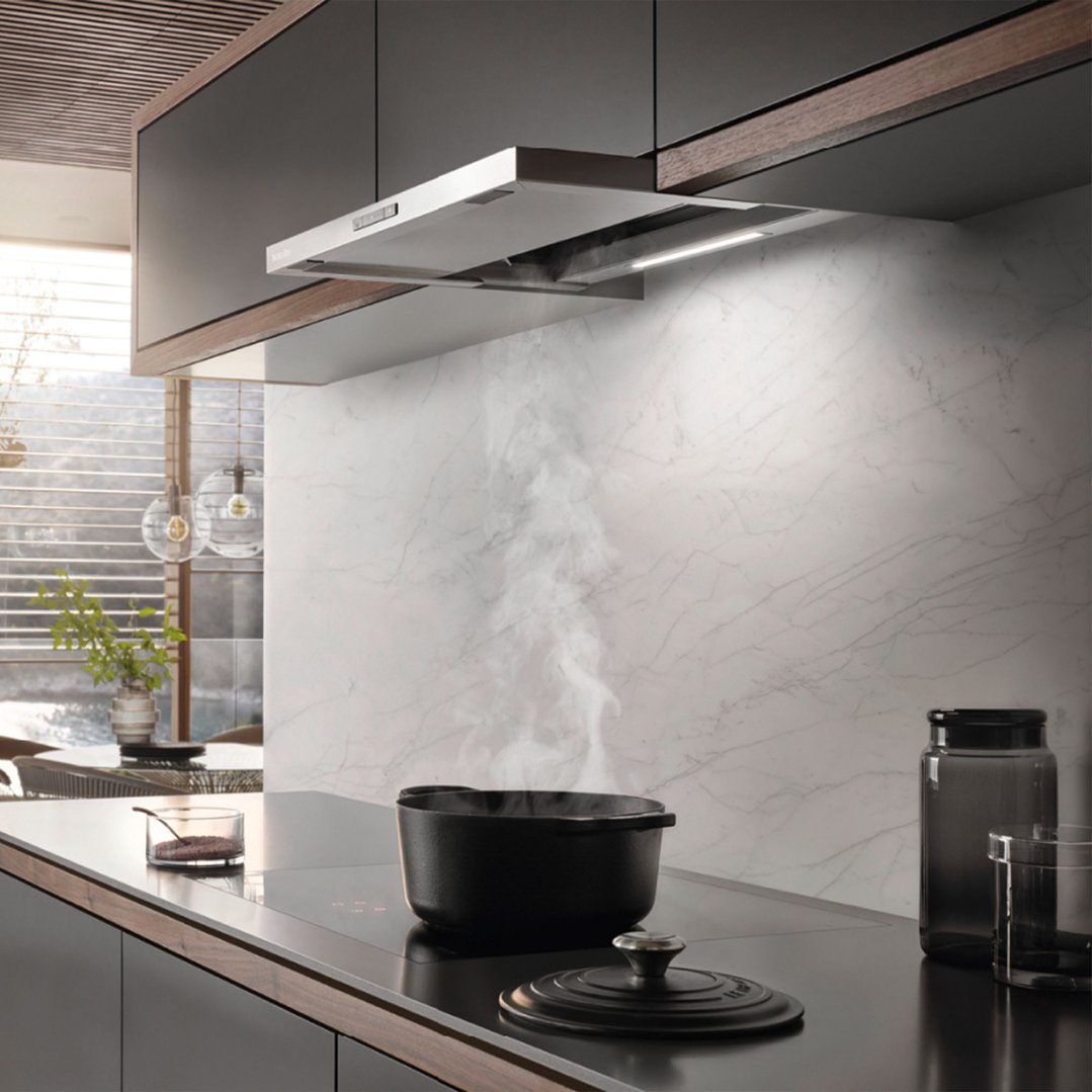Miele 60cm Slimline Slideout Rangehood Stainless Steel DAS2620