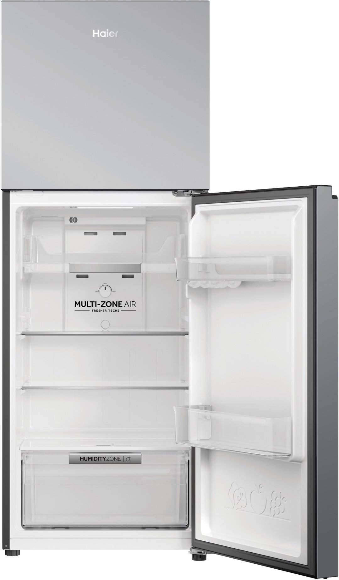 Haier 208L 300 Series Refrigerator Satina Top Freezer HRF210TS