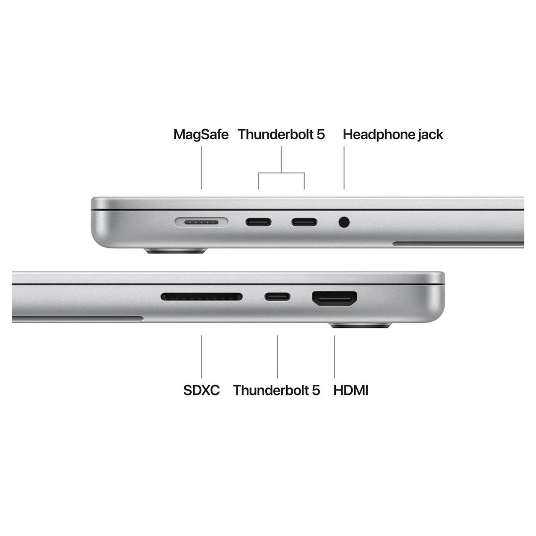 Apple 16" MacBook Pro M4 Pro chip with 14‑core CPU and 20‑core GPU, 24GB, 512GB SSD - Silver MX2T3X/A