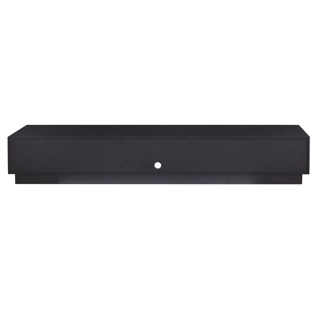 Tauris Rio 2200mm Low Line TV Cabinet - Black Oak RIO2200LLBO