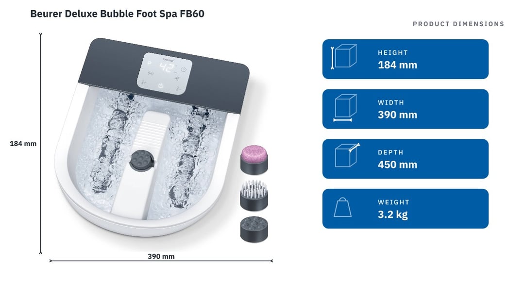 Beurer Deluxe Bubble Foot Spa FB60