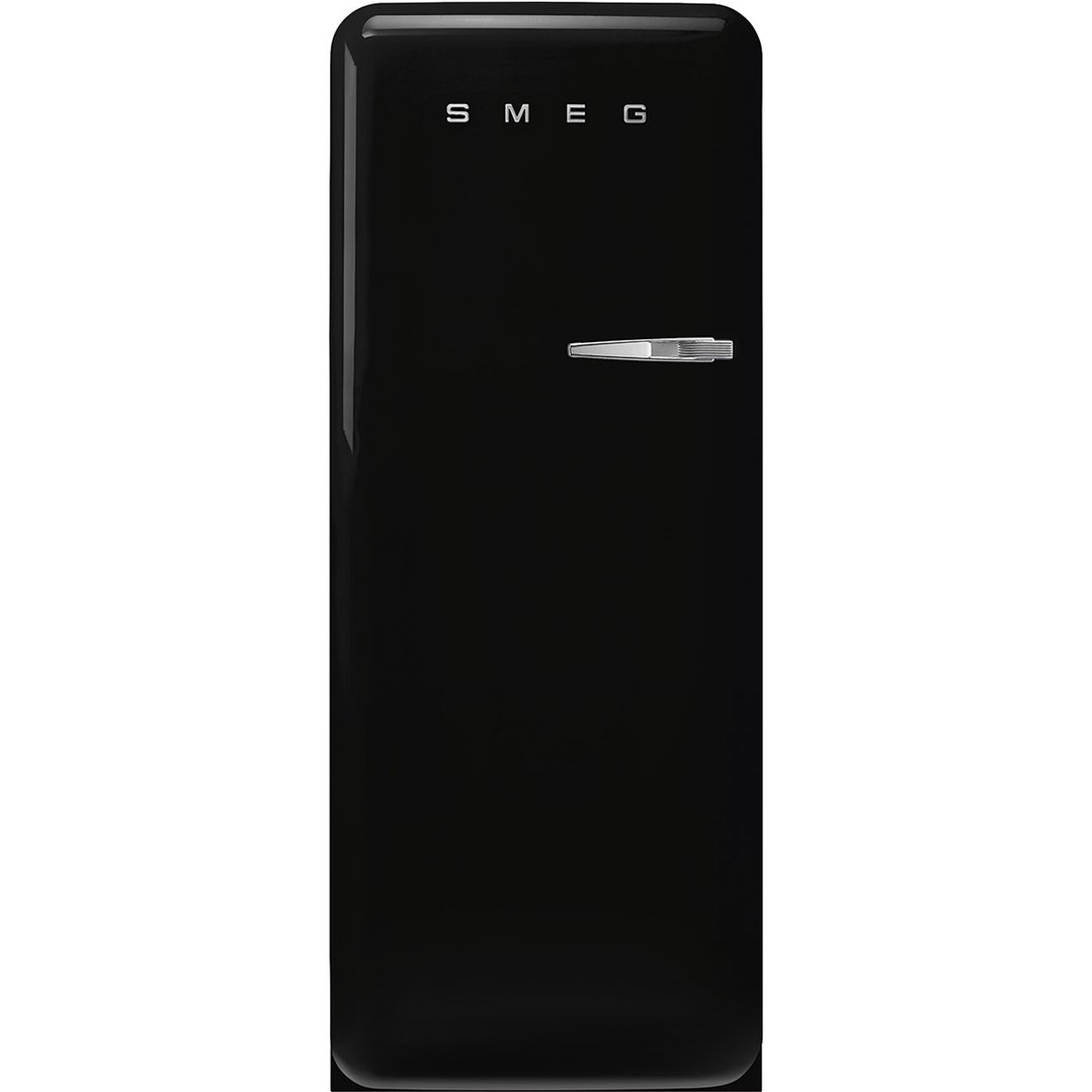 Smeg FAB 28 50’S Style Retro Refrigerator, Left Hand - Black FAB28LBL5AU