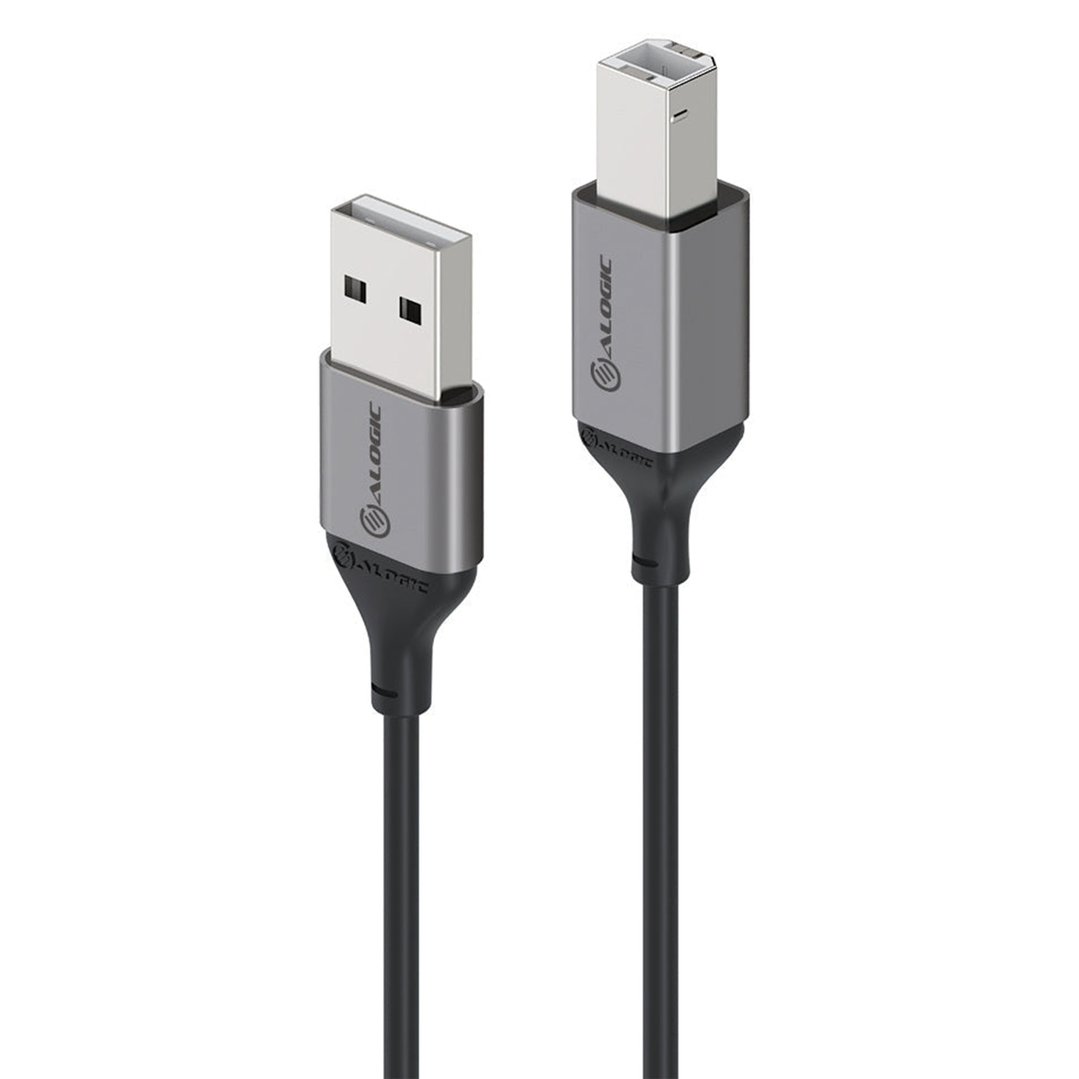 Alogic Ultra USB2.0 USB-A (Male) to USB-B (Male) Cable U22ABRBK
