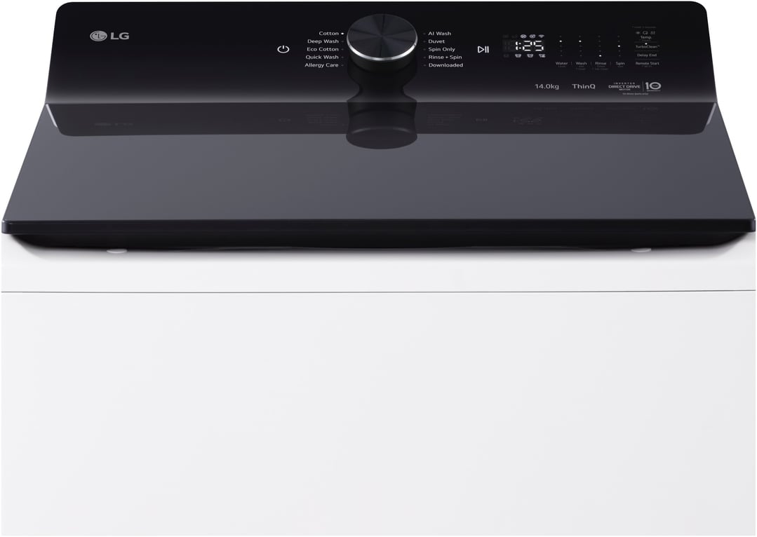 LG 14kg AI Top Load Washer - AI DD® WTX9-14W