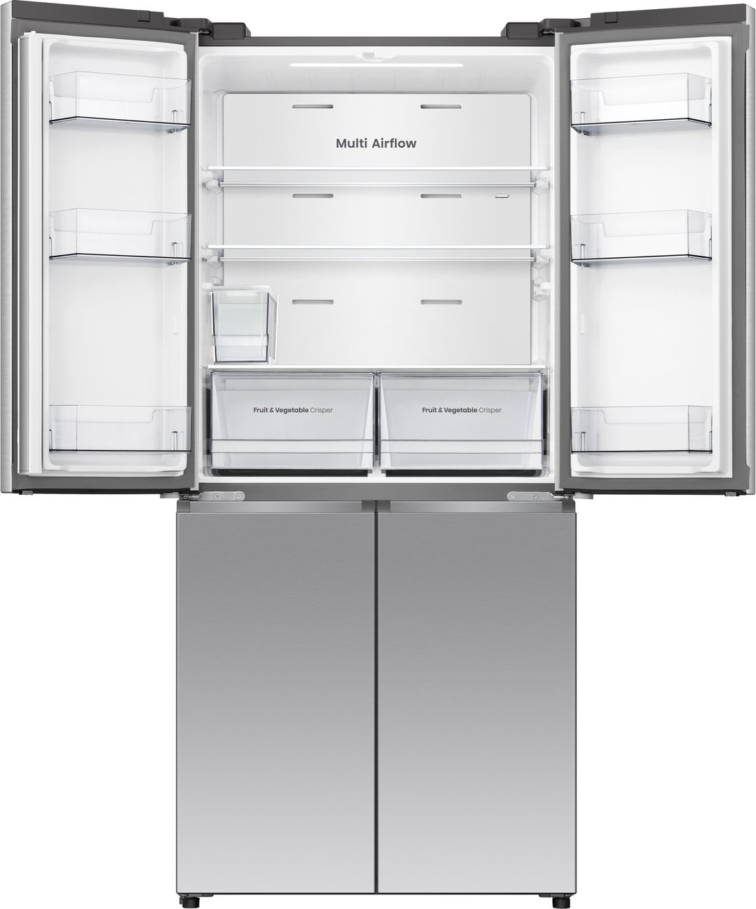 Hisense 483L PureFlat Slim French Door Fridge, Stainless Steel HRCD483TSW