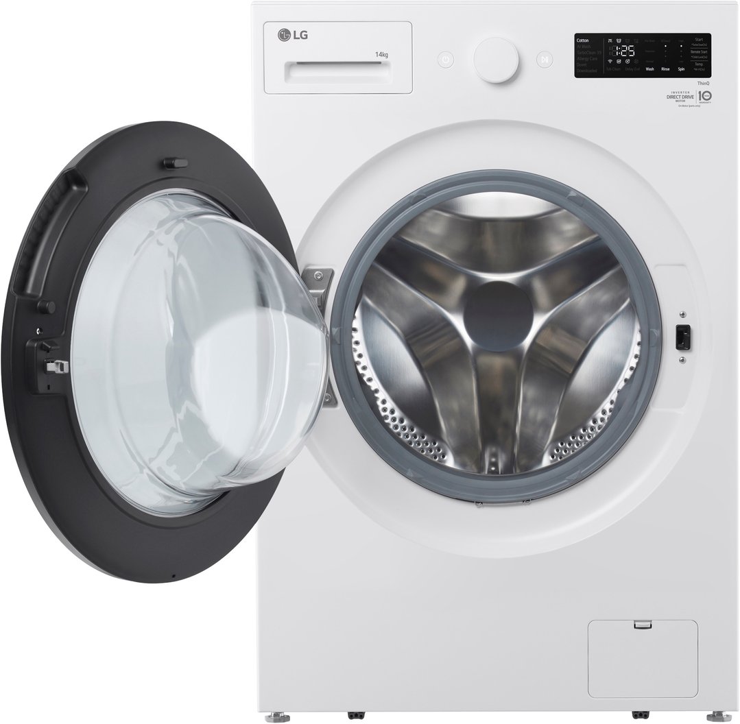 LG 14kg XL Series AI Front Load Washing Machine in Matte White WXLS-1014WX
