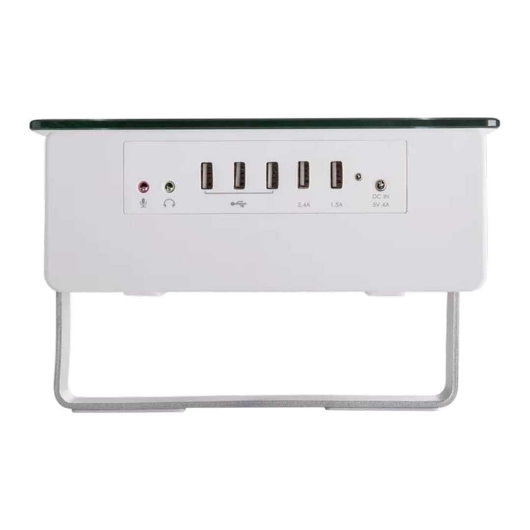 Ergovida Monitor Riser with USB / AV Ports ESS-093
