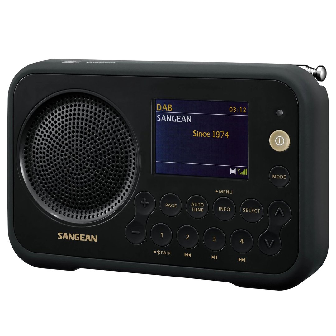 Sangean DAB+ FM Desktop Radio - Black. DPR76BTMB
