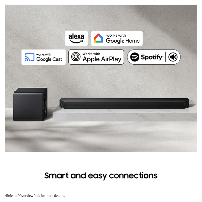 Samsung Q-series Soundbar HW-Q800H 5.1.2 ch Subwoofer (2026) HW-Q800H/XY