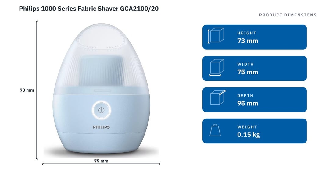 Philips 1000 Series Fabric Shaver GCA2100/20