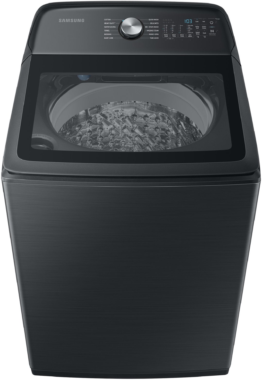 Samsung 12kg Top Load Washer - Black WA12A8376GV