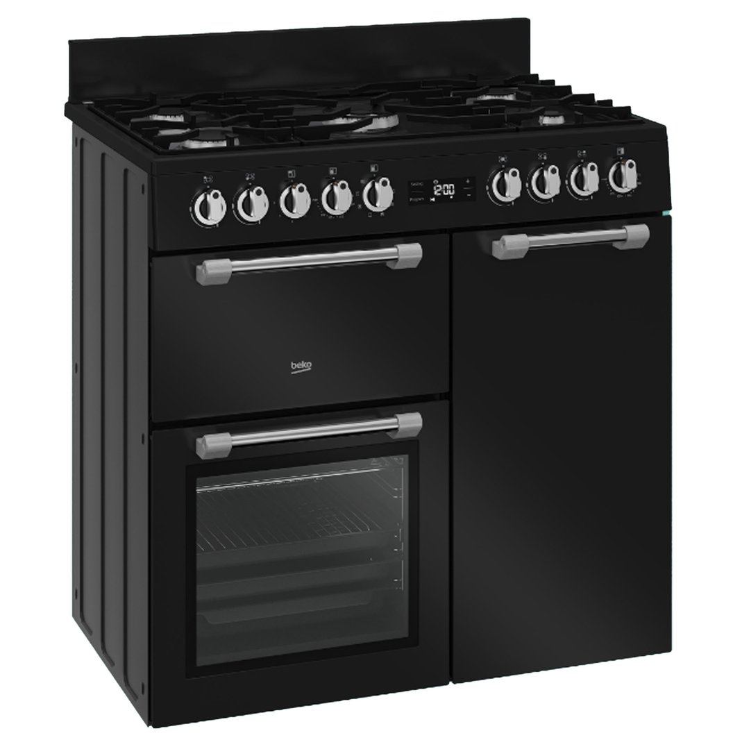 Beko Freestanding Cooker (Multi-functional, 90 cm Triple Cavity with Gas Cooktop) BRC916GMAN