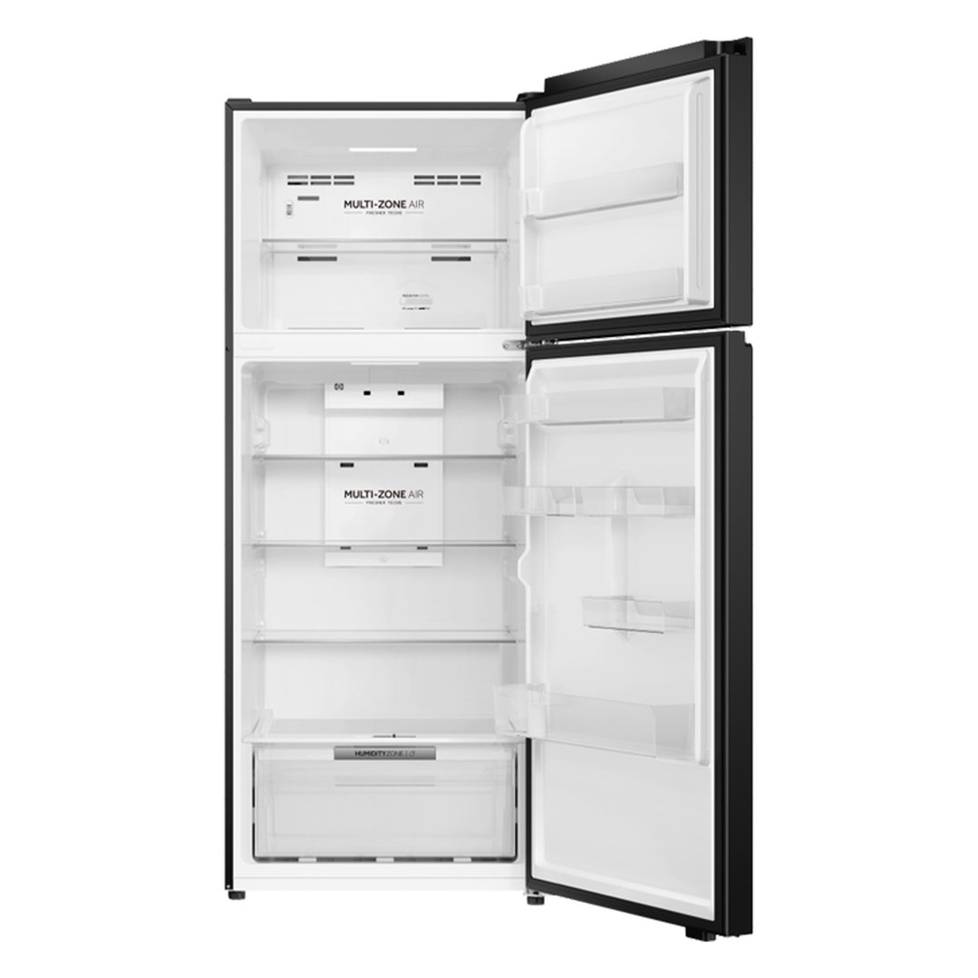 Haier 443L 300 Series Refrigerator Black Top Freezer HRF450TG