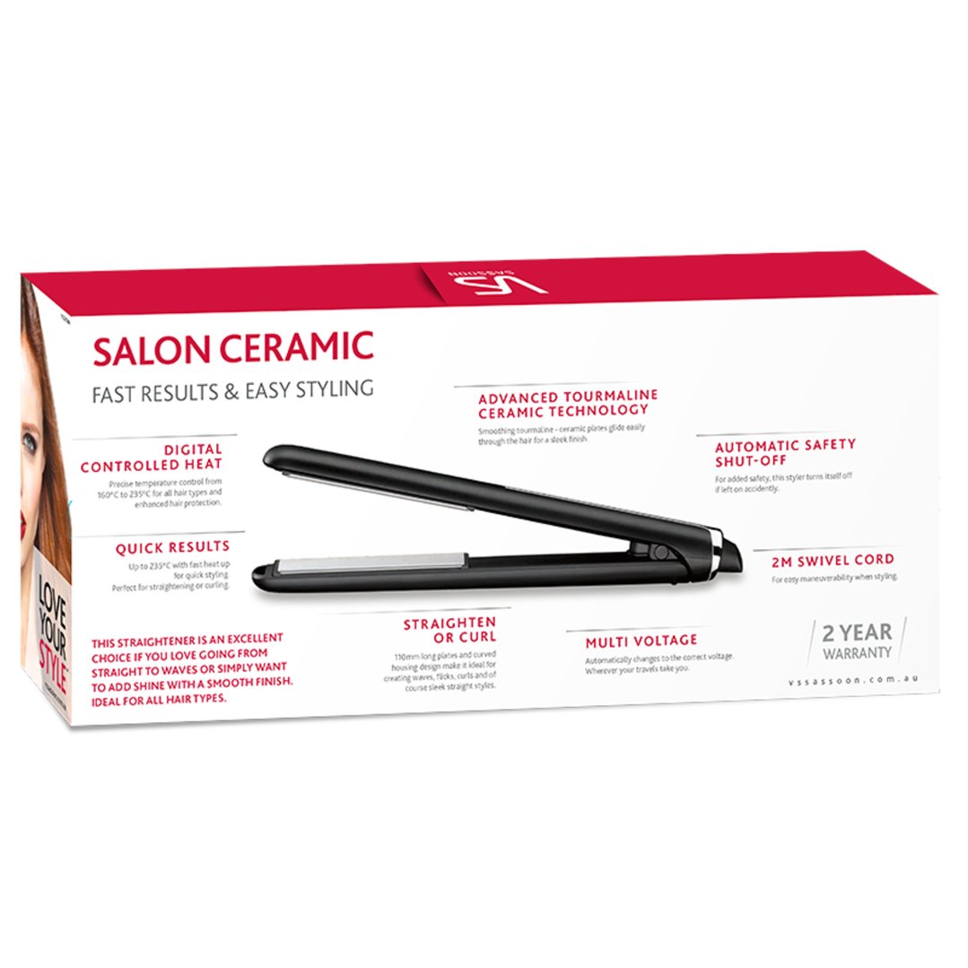 Vs Sassoon Salon Ceramic Straightener VSS2514A