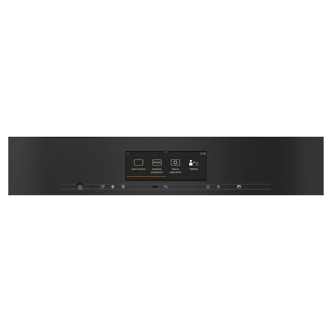 Miele 45cm 3in1 Speed Oven and Microwave Combination with Crisp Function Obsidian Black H7840BMOBSW