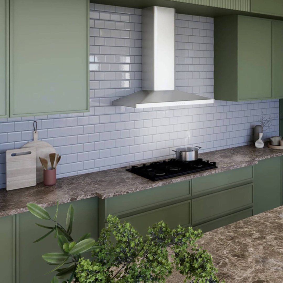 Sirius 90cm Onboard Canopy Rangehood Stainless Steel Finish SL22900EL
