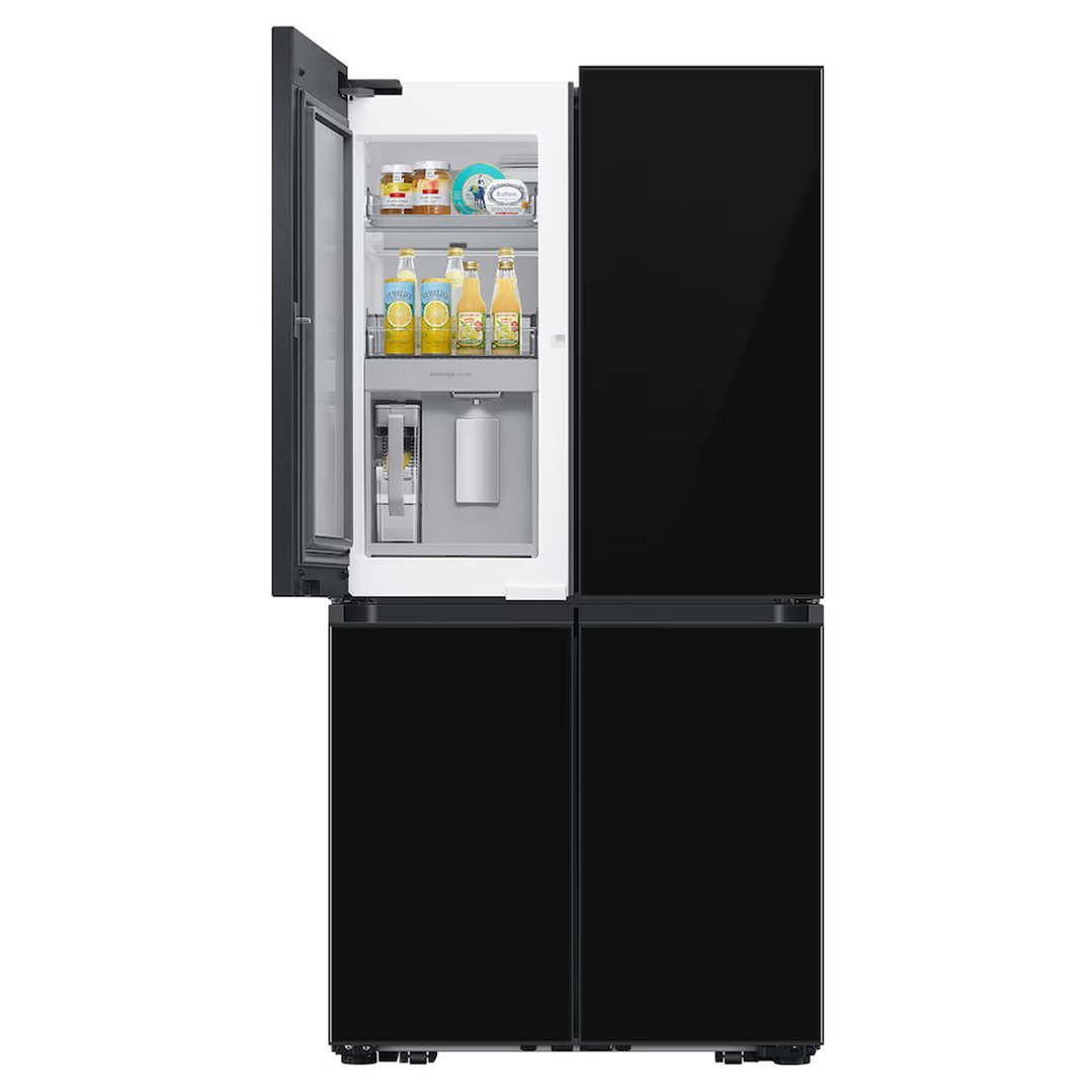 Samsung 646L Bespoke 4-Door French Door Refrigerator Beverage Centre - Black SRFX9400BG