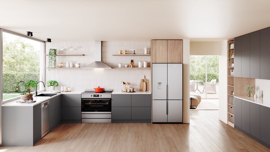 Westinghouse 90cm Electric Freestanding Oven with 5 Air Fry WFE9546SD