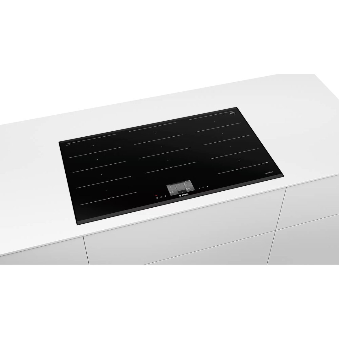 Bosch 90cm Accentline FlexInduction Cooktop. PXX995KX5E