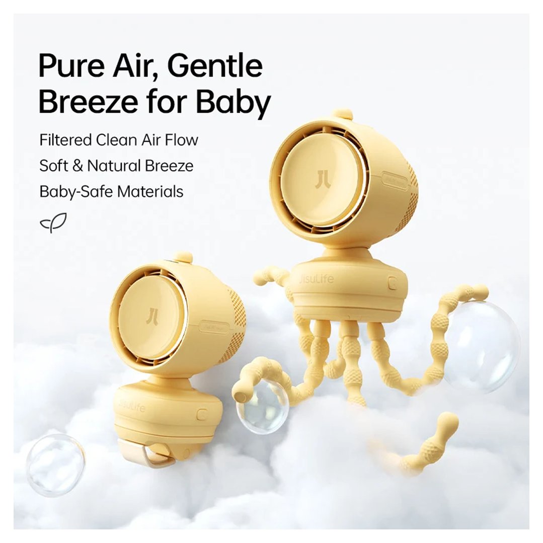 JisuLife CLIP STROLLER Fan 100 AIR FILT STROLLERFAN3