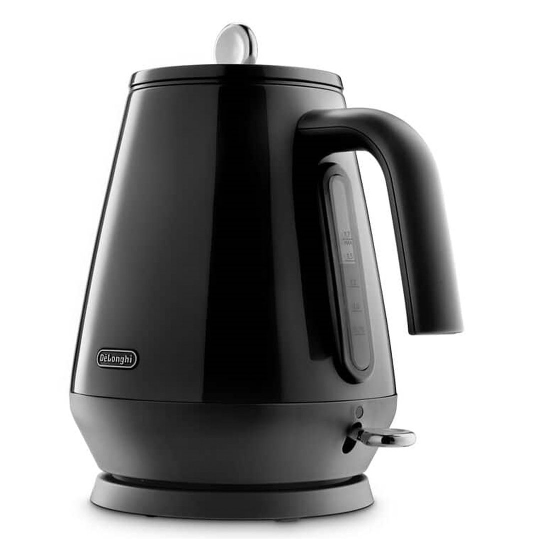 Delonghi Eclettica 1.7L Kettle - Bold Black KBY2001BK