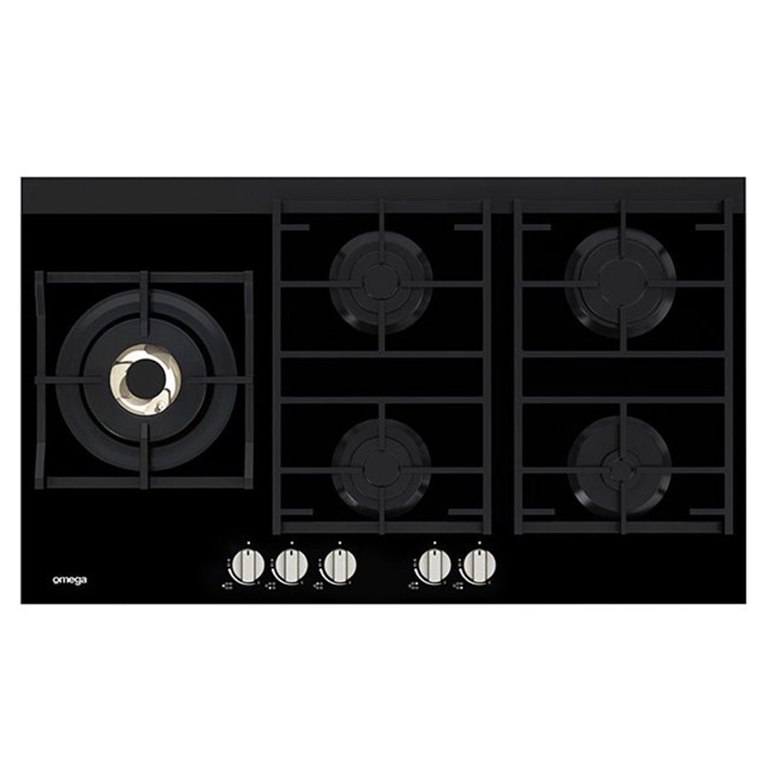 Omega 90cm Gas Cooktop OCG95FFX. Buy Online with Afterpay & ZipPay