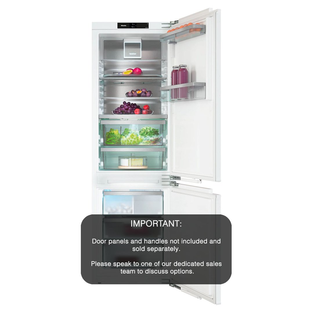 Miele 246L Fully Integrated Bottom Mount Fridge / Freezer with Plumbed-In IceMaker KFNS7795D