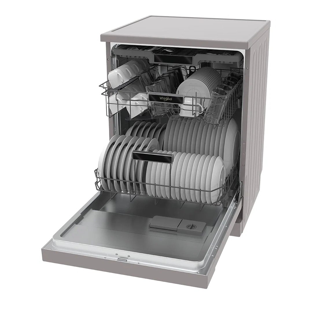 Whirlpool 14 Place Setting Freestanding Dishwasher - Stainless Steel WDFS3R4OIXAU
