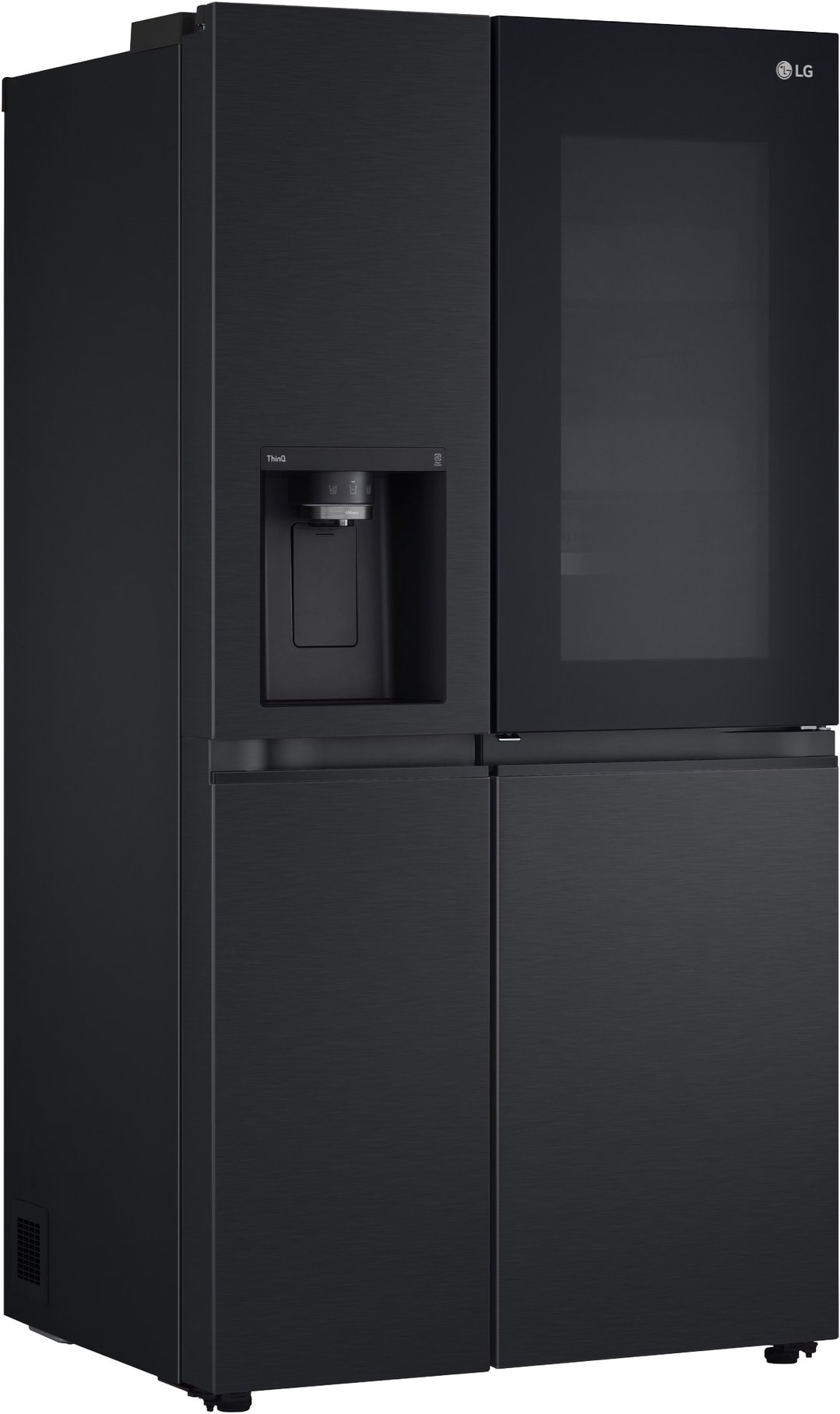 LG 635L Side by Side Fridge in Matte Black Finish GS-V600MBLC