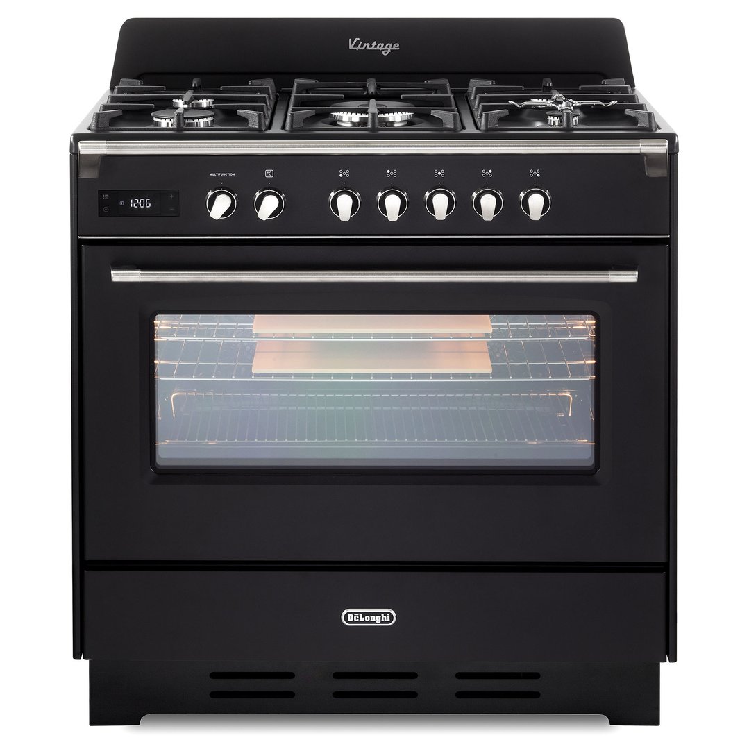 De'Longhi 90cm Vintage Freestanding Dual Fuel Cooker - Matte