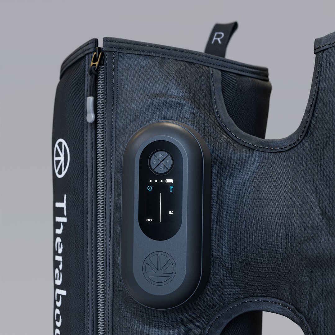 Therabody JetBoots Prime - Ultra-Portable Wireless Compression Boots For Leg Recovery - Regular JB0004131-1A1M