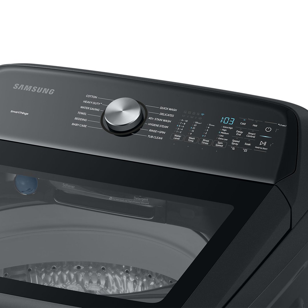 Samsung 14Kg Top Load Washer - Black WA14A8377GV