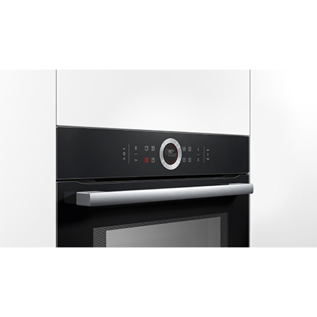 Bosch Serie 8 Compact Combination Microwave Oven Black CMG633BB1A