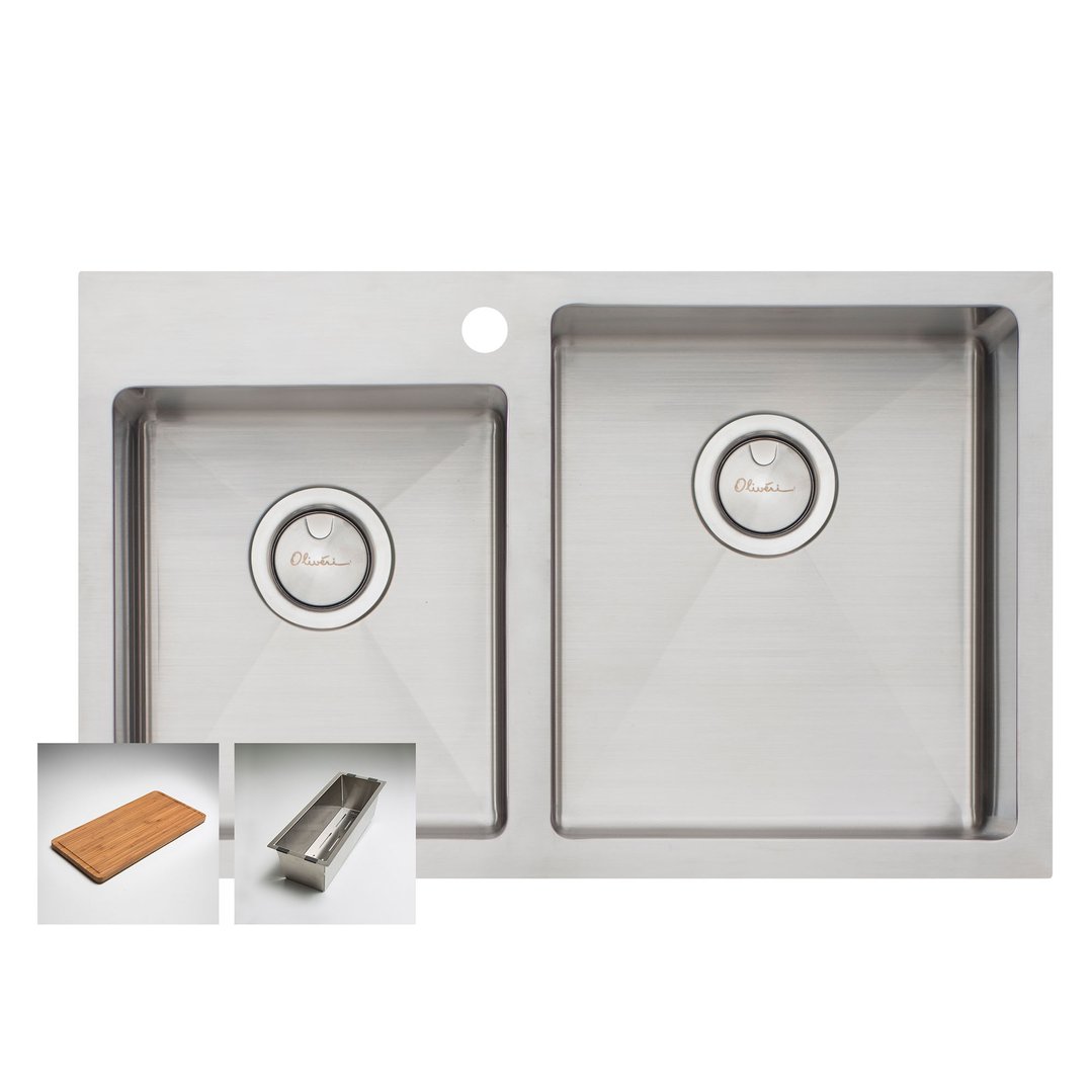 Oliveri Apollo 1 3/4 OFFSET Bowl Right-Hand AP1416
