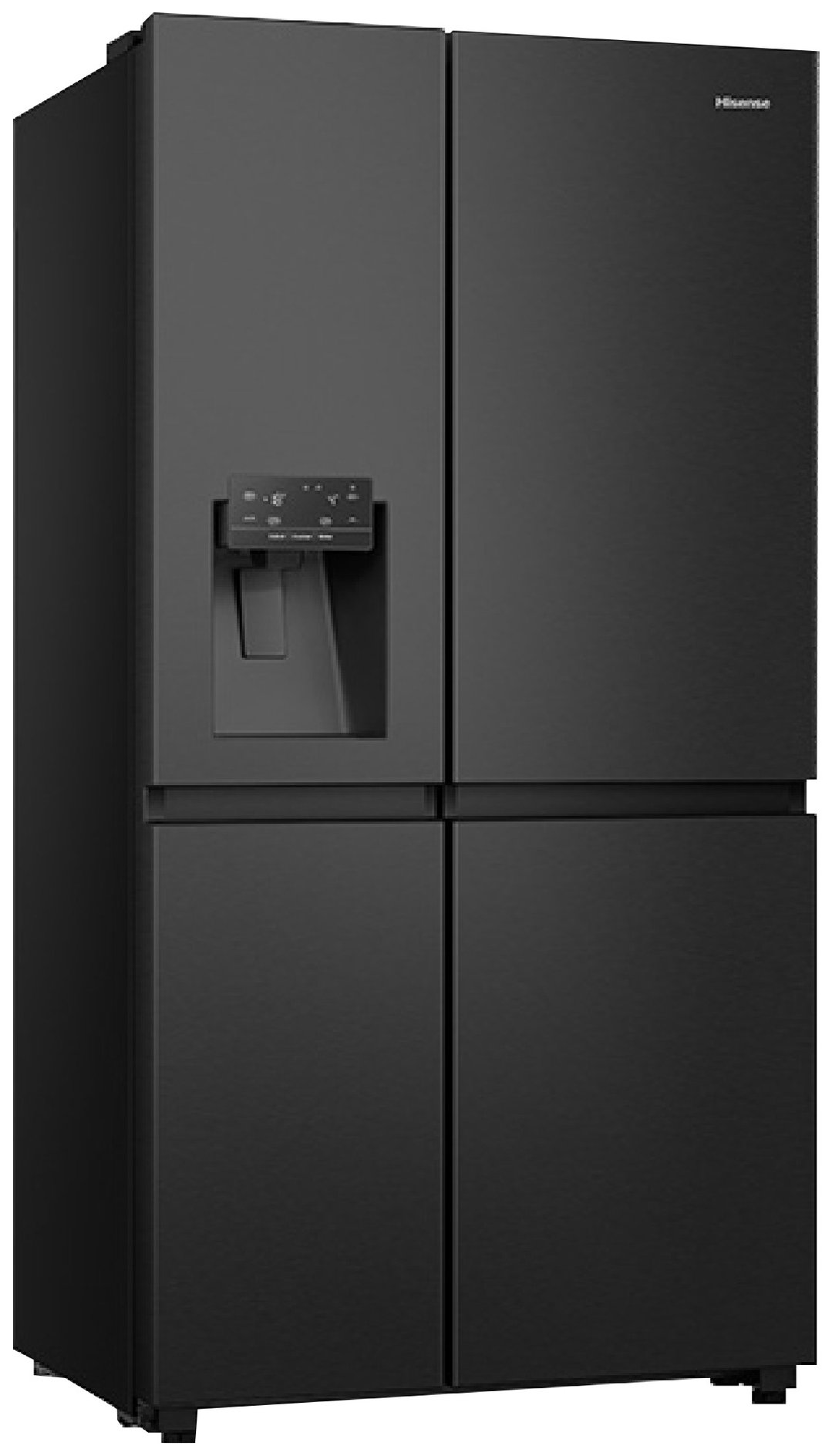 Hisense 632L Side by Side Black Fridge HRSBS633BW