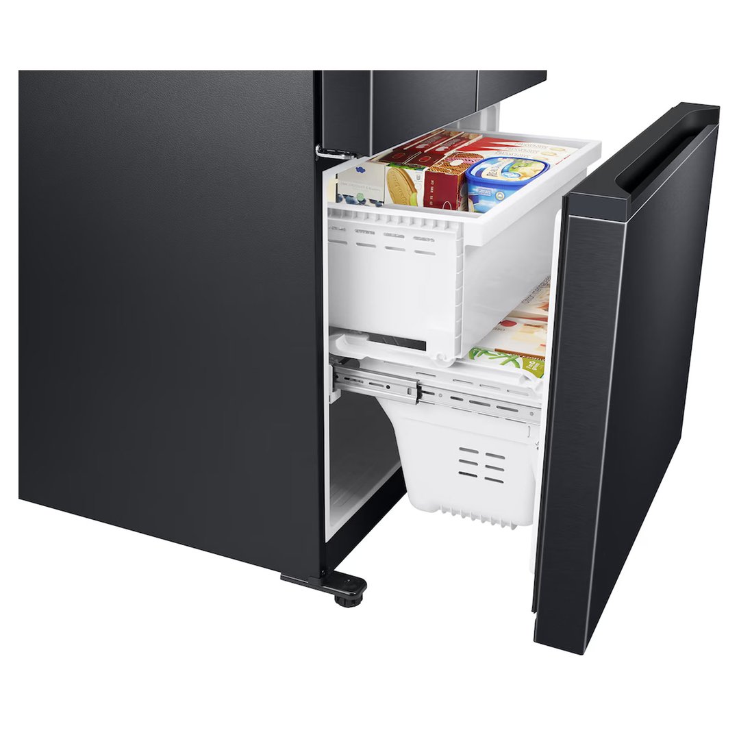 Samsung 495L French Door Refrigerator Freezer Drawer - Black SRF5300BD