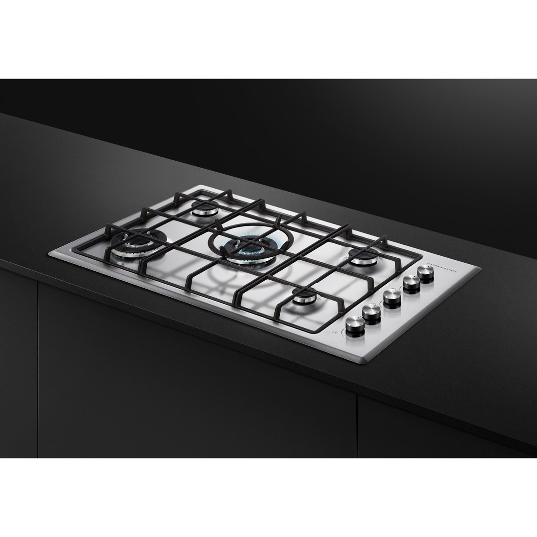 Fisher & Paykel Series 5 Gas on Steel Cooktop, 90cm CG905CNGX2 Buy