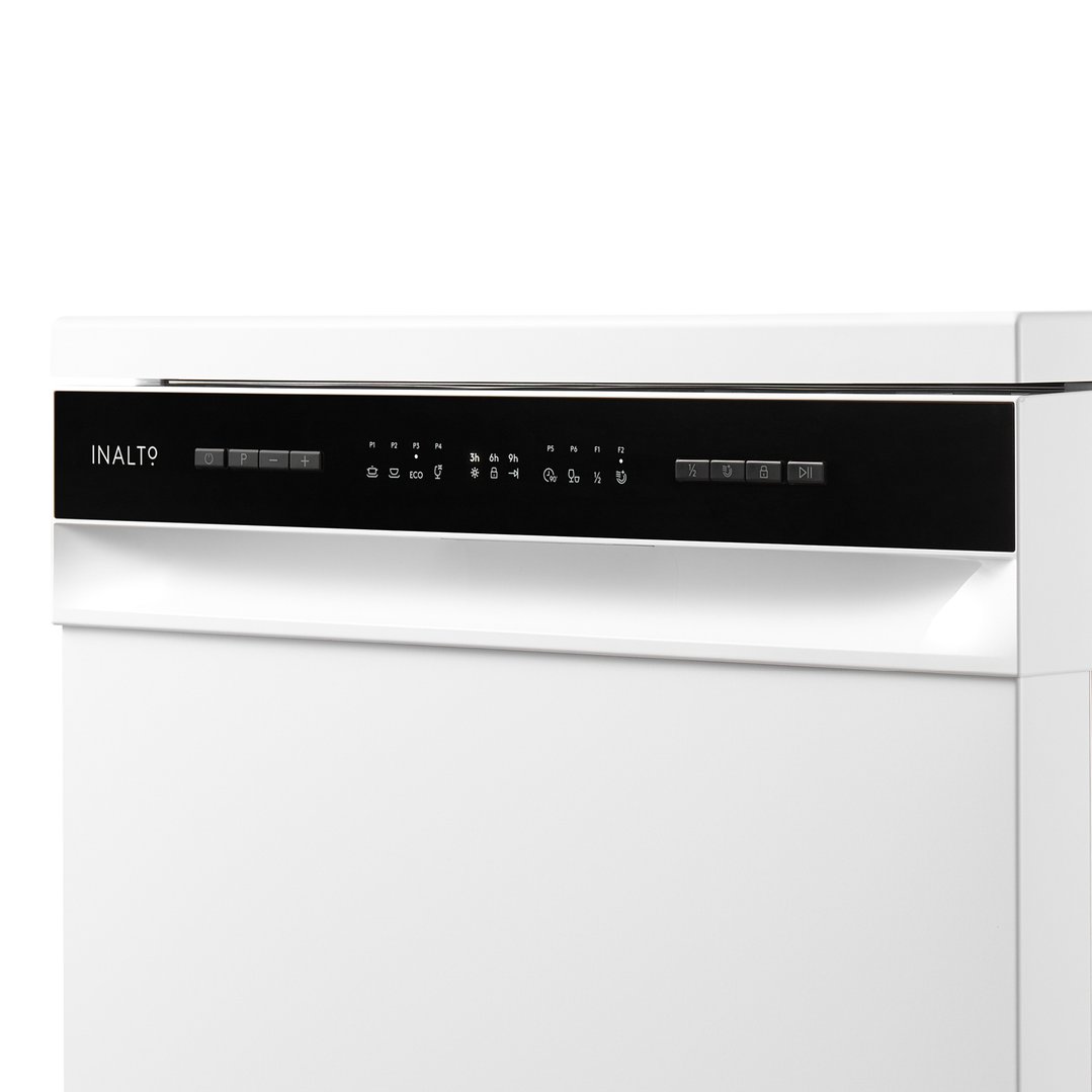 Inalto 14 Place, 60cm Freestanding Dishwasher, White IDW6014W